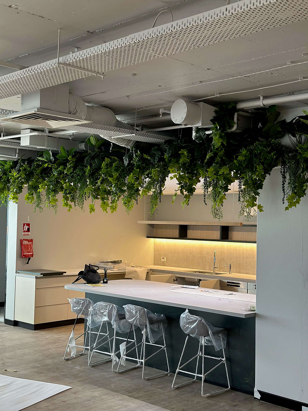 Thumbnail: Artificial Nearly Natural Artificial Hanging Ivy Bush 90cm