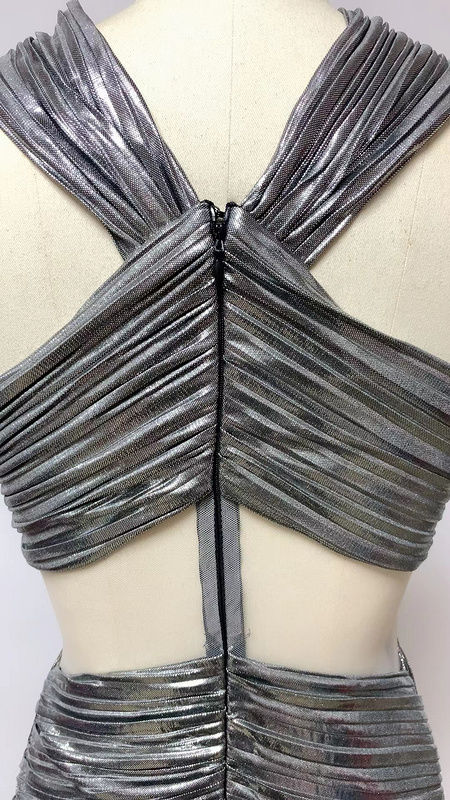 Thumbnail: Novance F3022  Fashion Design Expose Sexy Split Party Dainty Maxi Dress