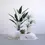 Thumbnail: White Floor Vase White Pebble Canna Artificial Plant Landscaping Pott