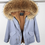 Thumbnail: 2022 Winter Men Real Fox Fur Hooded Jacket Mens Warm Detachabl