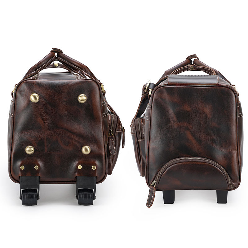 Thumbnail: Tiding Newest Trolley Suitcase Waterproof Overnight Luggage Bags Genuine C