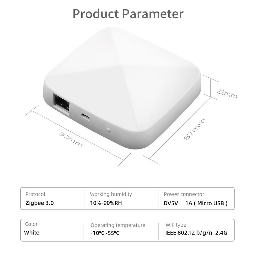 Thumbnail: Tuya 3.0 Zigbee Wired Gateway Hub Wireless Remote Control Iot for