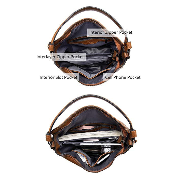Thumbnail: Fashion Wholesale REALER High Quality Vintage Leather Crossbody