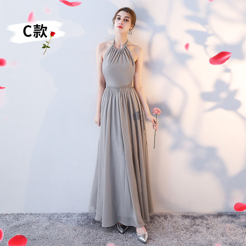 Thumbnail: Chiffon Straight Shoulder Allure Brides Maids Patterns Plus Size Bride