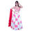 Thumbnail: Floral Printed Lehenga - White and Red