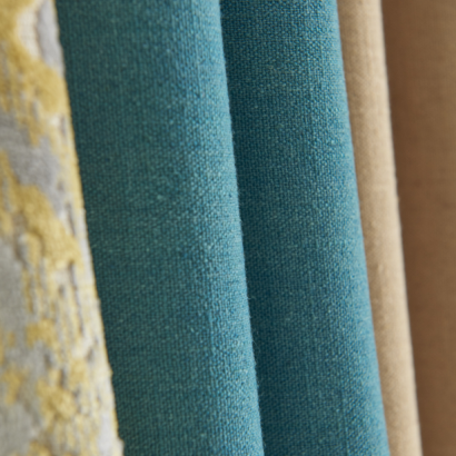 Thumbnail: Manufacturers Customize Pinch Pleat Flax Linen Curtain Living Room