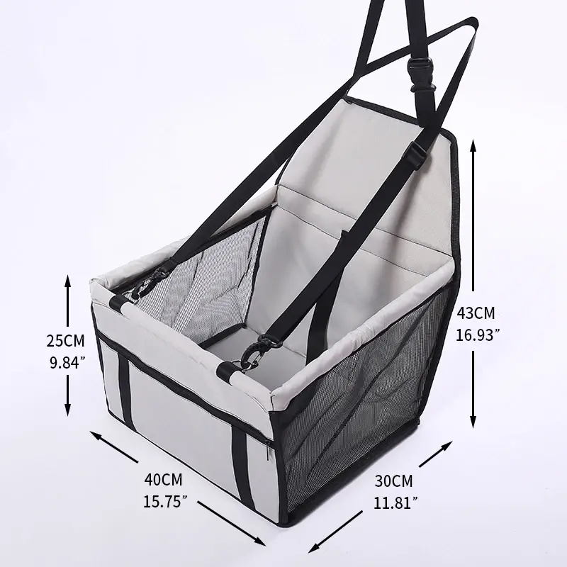 Thumbnail: Carrier Dog Car Seat Cover Pet Transport Dog Carrier Car Folding
