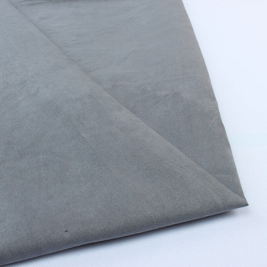 Thumbnail: Thin Faux Suede Fabric Satin Backing for Clothing Garment Soft Poly