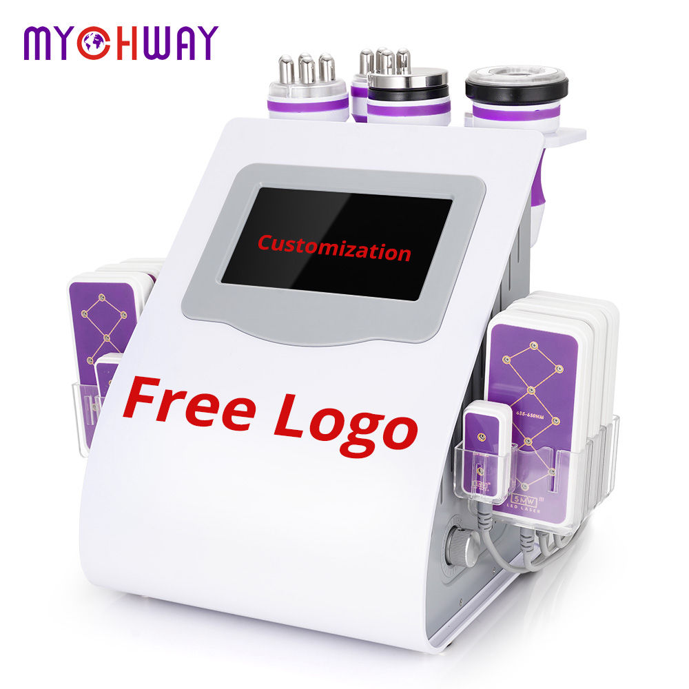 Mychway Beauty Salon Equipment Ultrasonic 6 en 1 Cavitation Lipo