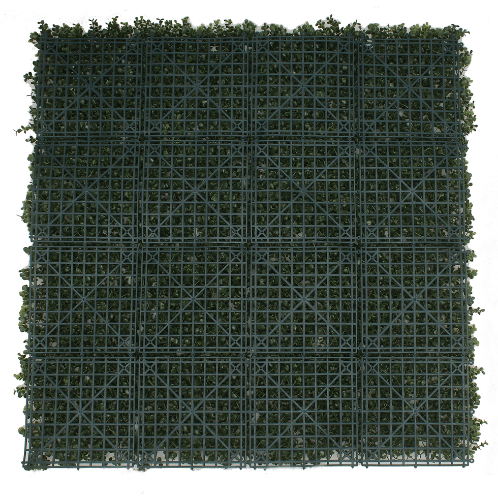 Thumbnail: Natural Artificial Boxwood Wall 40" X 40" 11SQ FT UV Resistant