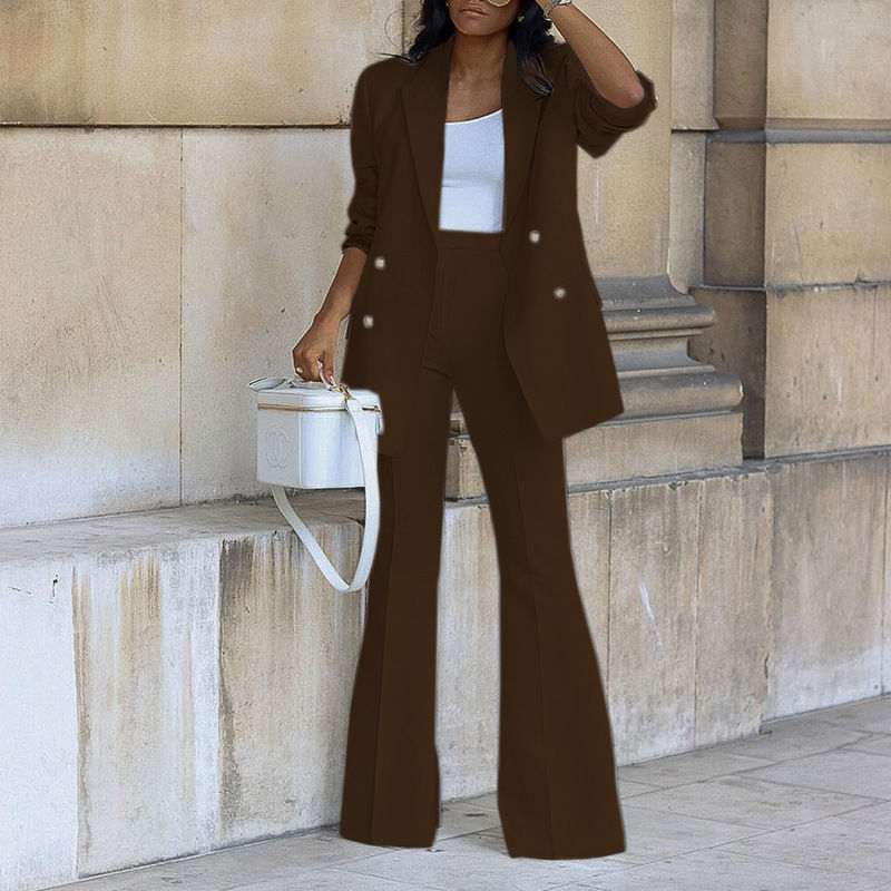 Thumbnail: Wholesale Hot Sale Business Suits Women Double Breasted Ladies