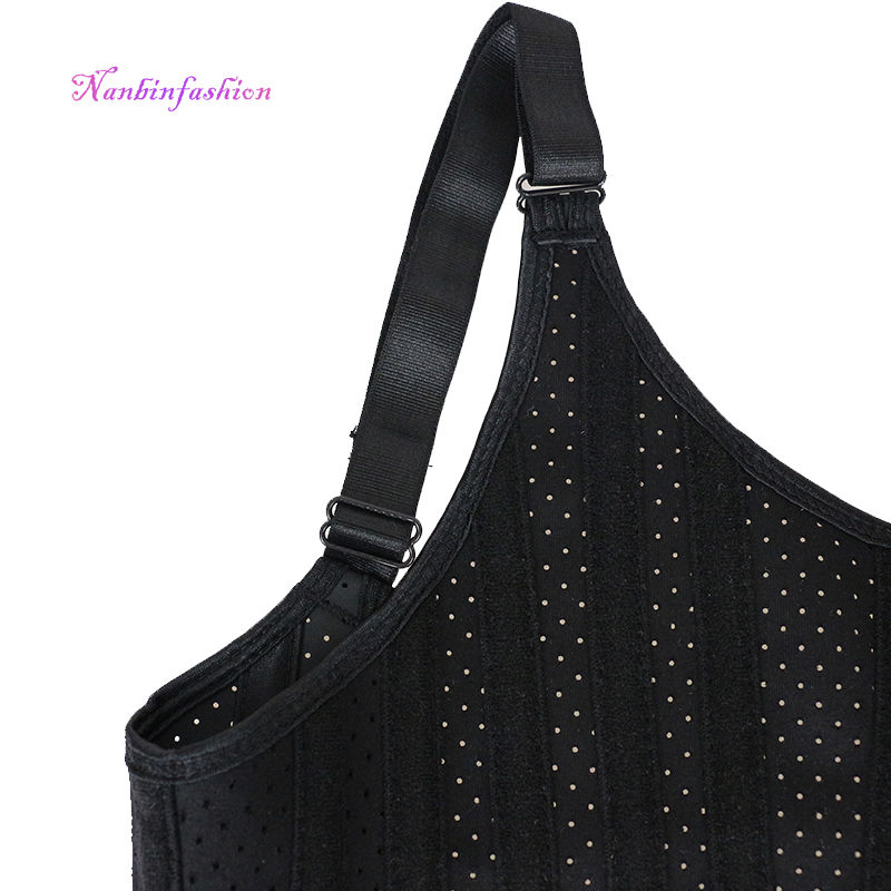 Thumbnail: NANBIN Excellent Quality Women 25 Steel Boned Adjustable Shoulder