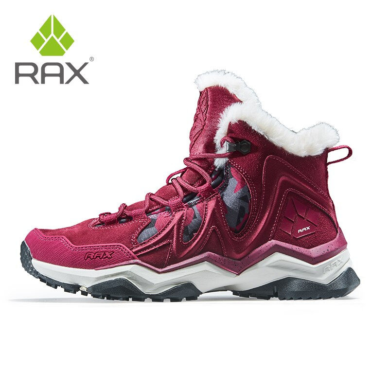 Thumbnail: RAX Men Hiking Shoes Winter Waterproof Outdoor Sneaker Men Leather Trekking B