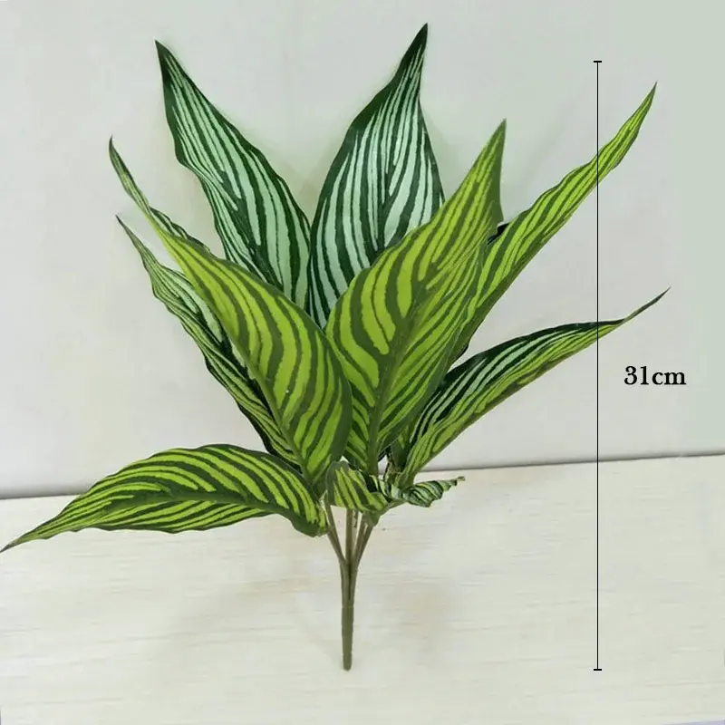 Thumbnail: HMEOT Artificial Potted Plants New Style Simulation Bamboo Leaves