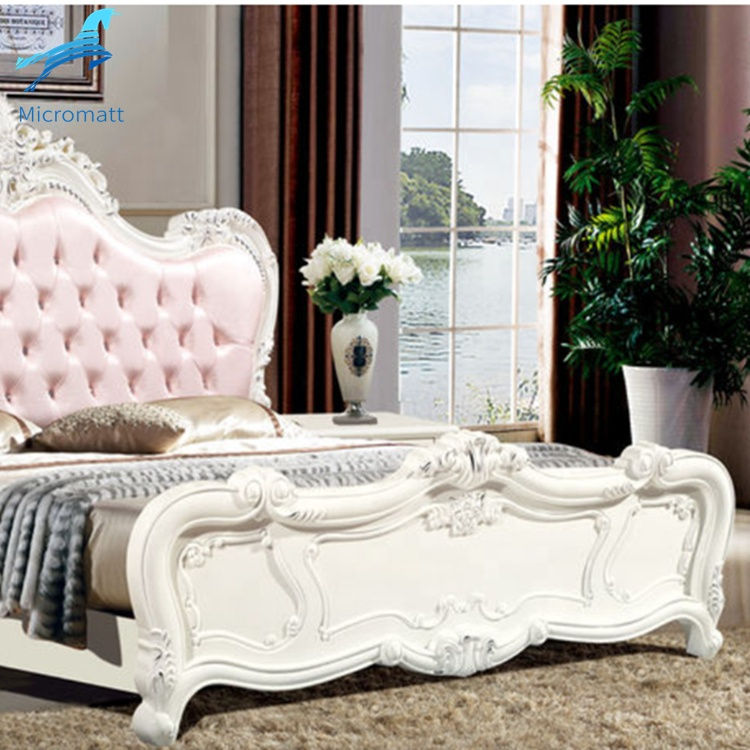 Thumbnail: Wood Bedroom Set Furniture Room Double King Size Modern Bed Frame
