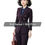 Thumbnail: High-Quality Soft 2 Piece Suit Set Striped Pant Suits Plus Size Blazer