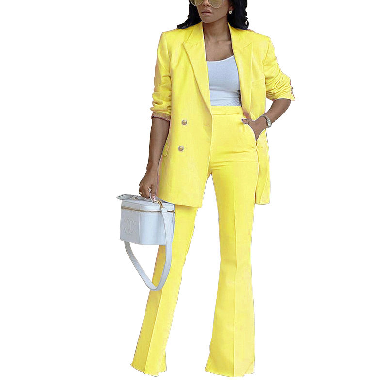 Thumbnail: Caiheng Blazers Ladies Women Suits Business Attire Casual Solid T