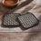 Thumbnail: Black Check Pot Holder Set of 2 8x8