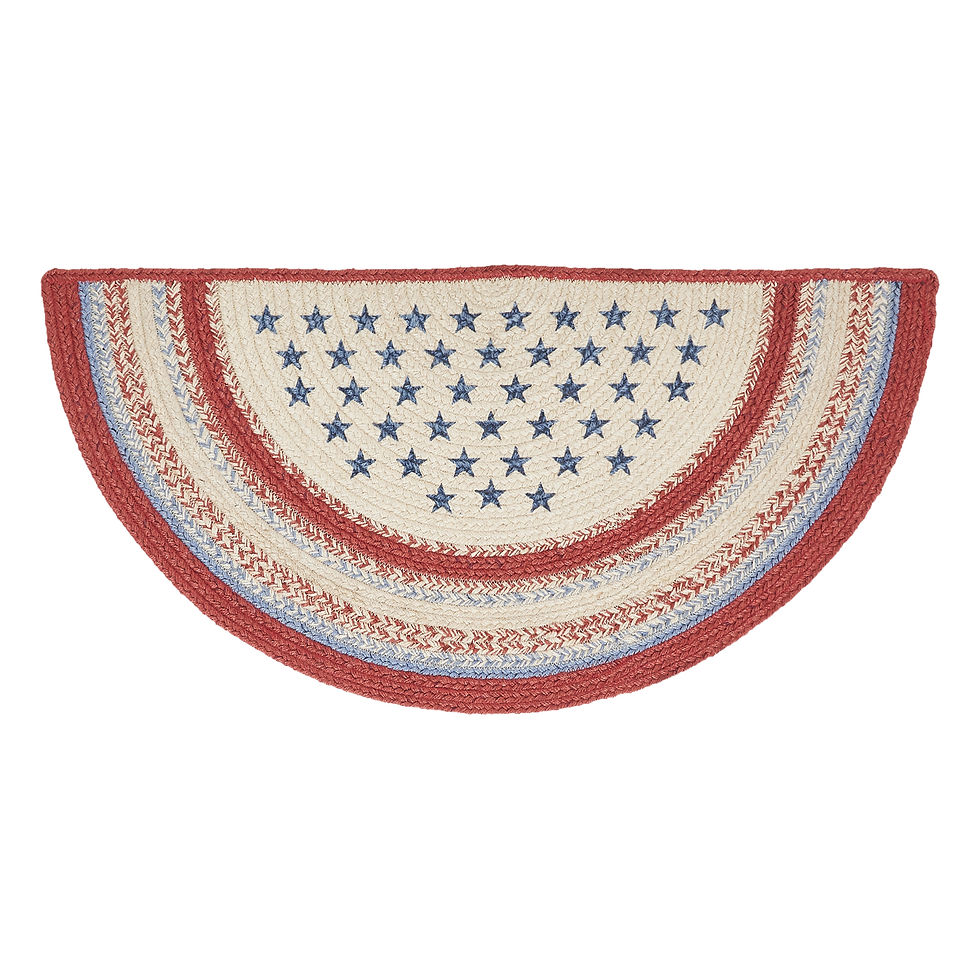 Thumbnail: Celebration Jute Rug Half Circle 16.5x33
