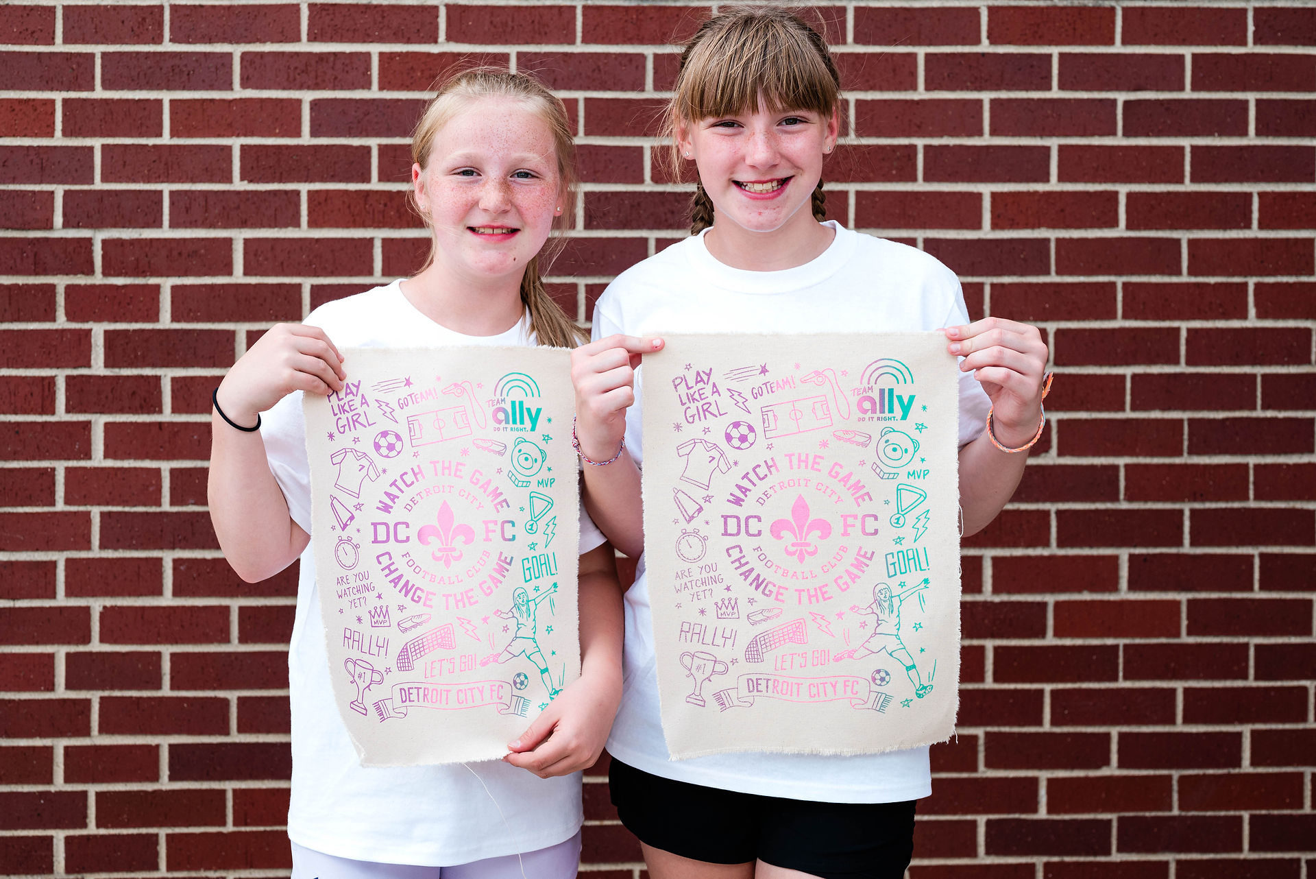 Young Girl Screen Printing