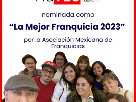 FraVEO nominada como “La Mejor Franquicia de México 2023”