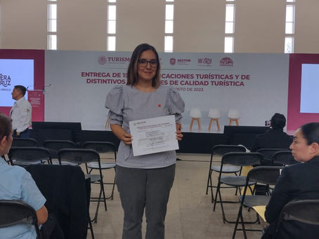 Entrega de Distintivos de Calidad Turística en Xalapa, Veracruz.