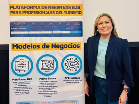 ViveMásViajandobyFraVEO en la presentación donde se dio a conocer la amplia variedad de servicios y hoteles que ofrecen.
