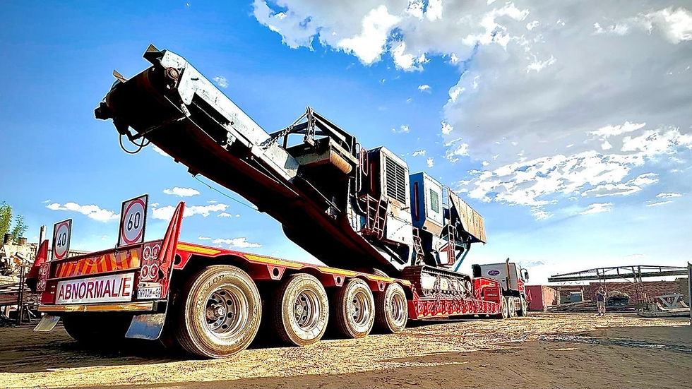 47 ton mobile crusher