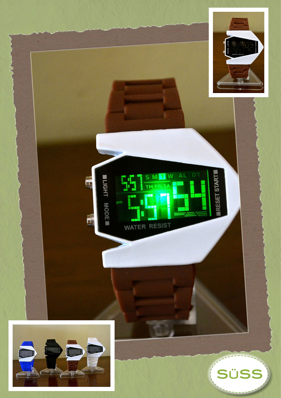 Reloj led avión