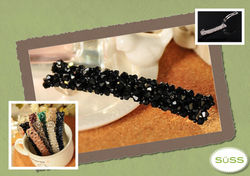 Broche brillantes