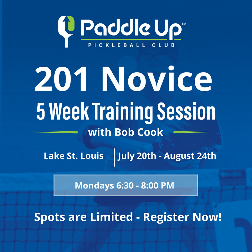 201 - Novice Training Clinic - Starts July 20th!