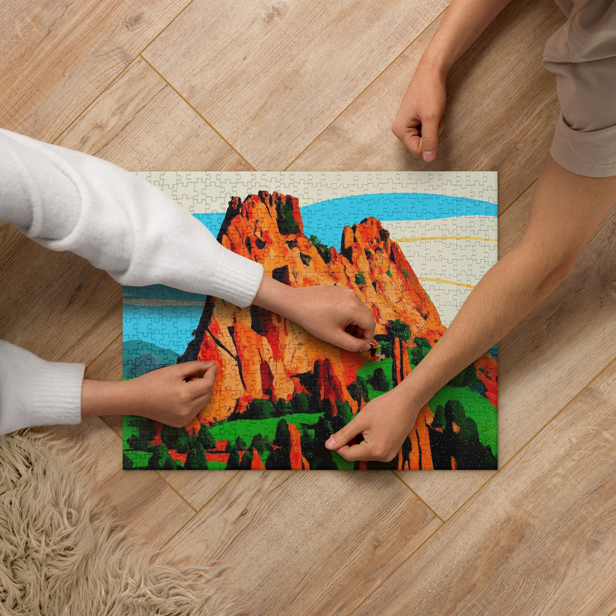 Garden of the Gods - Jigsaw puzzle 520 piece