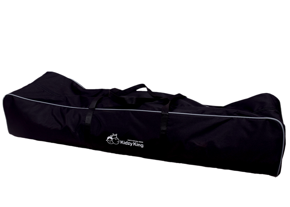 Thumbnail: Baby Hammock Stand & Carry Bag | White Glossy Powder Coated