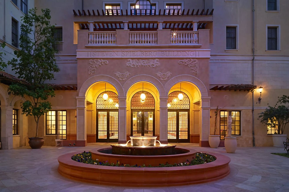The Steven Spielberg Building at USC School of Cinematic Arts