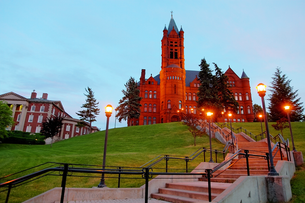 Syracuse University's SI Newhouse School, where students learn the business side of the film and media industry.
