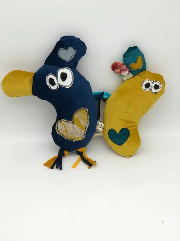 Thumbnail: Fugly Friends dog toys with durability, character and are stronger dog toys than most.