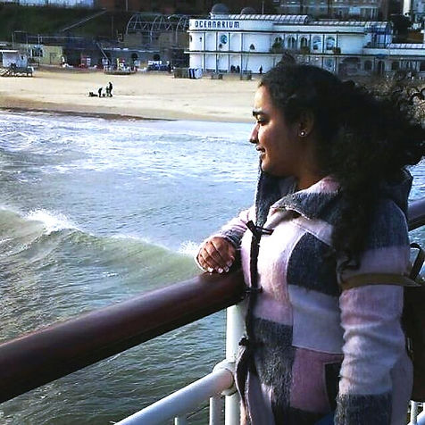 Girl Over-looking the Sea