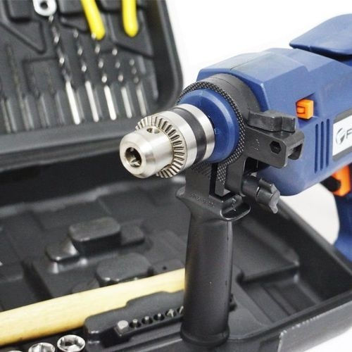 Miniatura: Furadeira Impacto 3/8 420W 220V com Kit de Ferramentas Completo Jogo 110 Peças e
