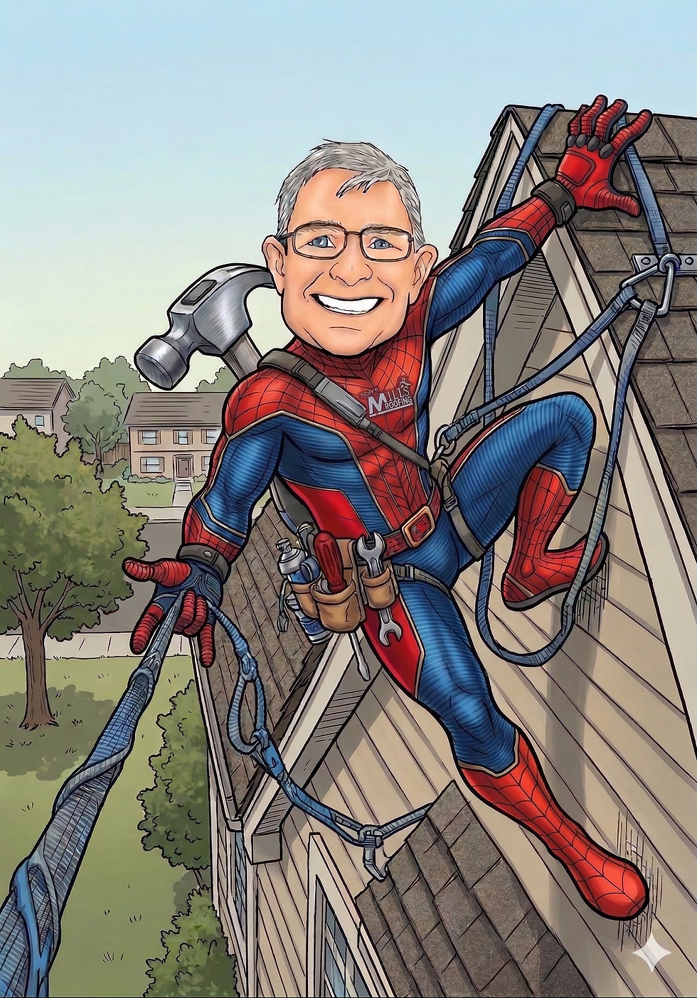 The Secret Origins of Rooferman: Your Friendly Neighborhood Hero!