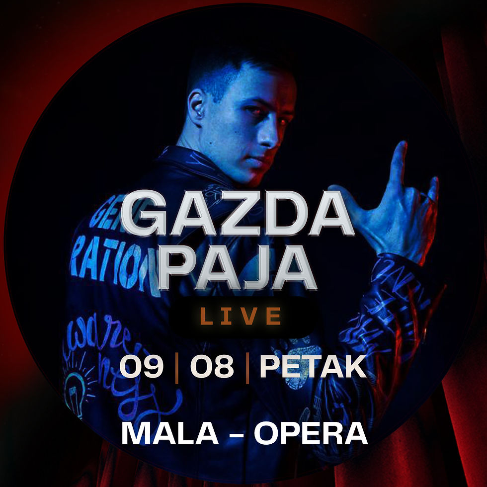 GAZDA PAJA (LIVE) | OPERA BAR 