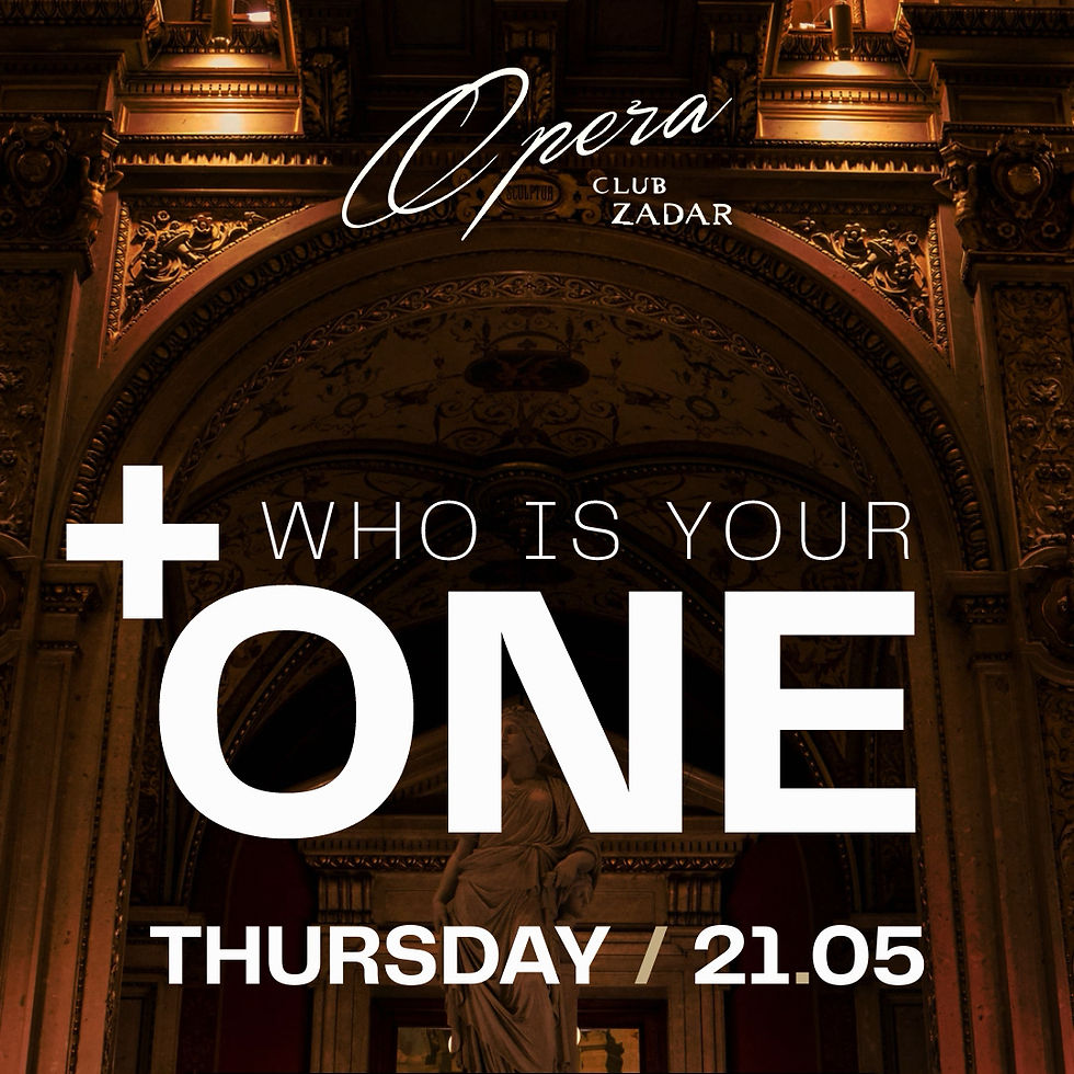 PLUS ONE • FREE ENTRANCE UNTIL 00:00