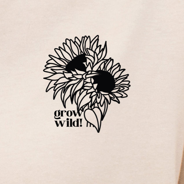 Miniaturbild: grow wild - Bügelbild