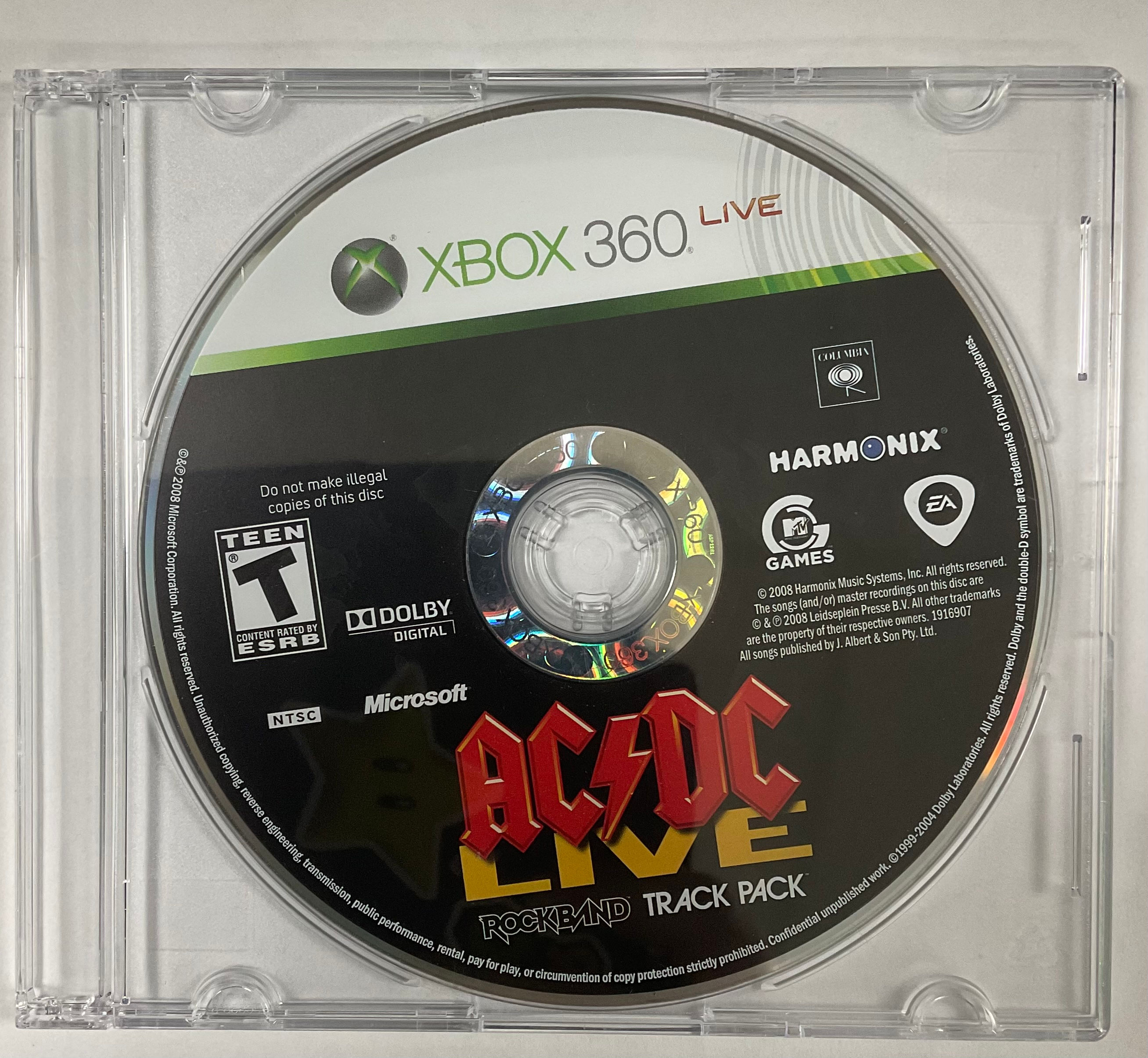 AC/DC RockBand Track Pack (Loose)