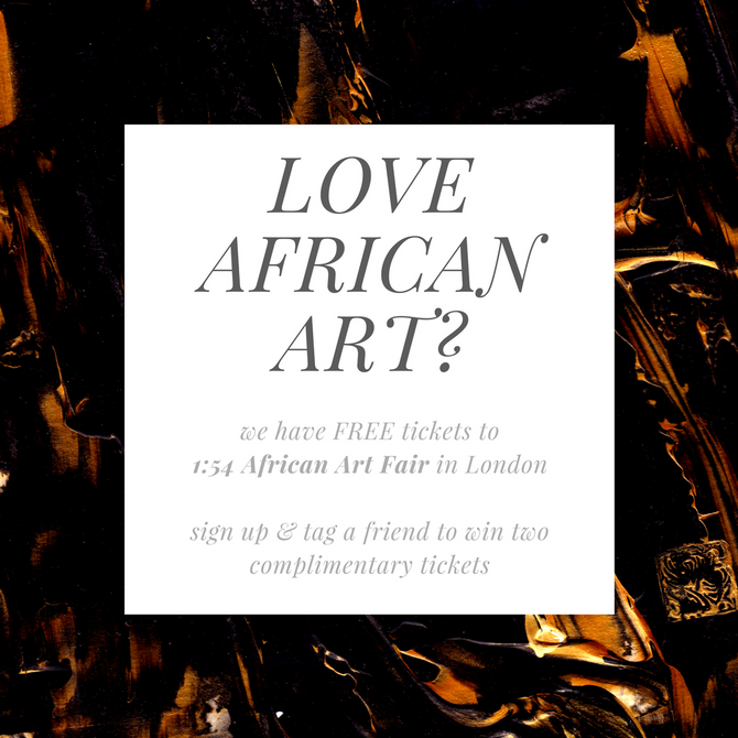 Love African Art? We have FREE 1:54 African Art Fair tickets!
