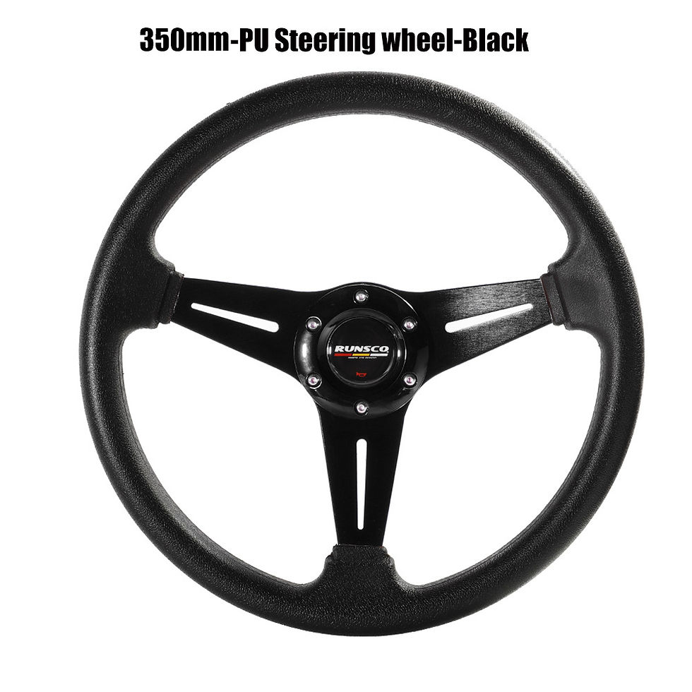 Miniatura: 350mm/14Inch Sport Steering Wheel Aluminium+PU Drift Simulation Racing Game Stee