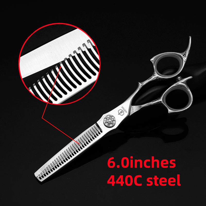 Miniatura: Professional Hairdressing Scissors Set Flat Cut Tooth Thin Hair Seamless Cut Bar