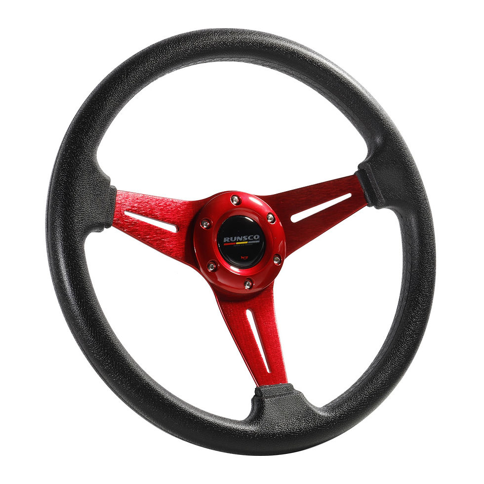 Miniatura: 350mm/14Inch Sport Steering Wheel Aluminium+PU Drift Simulation Racing Game Stee