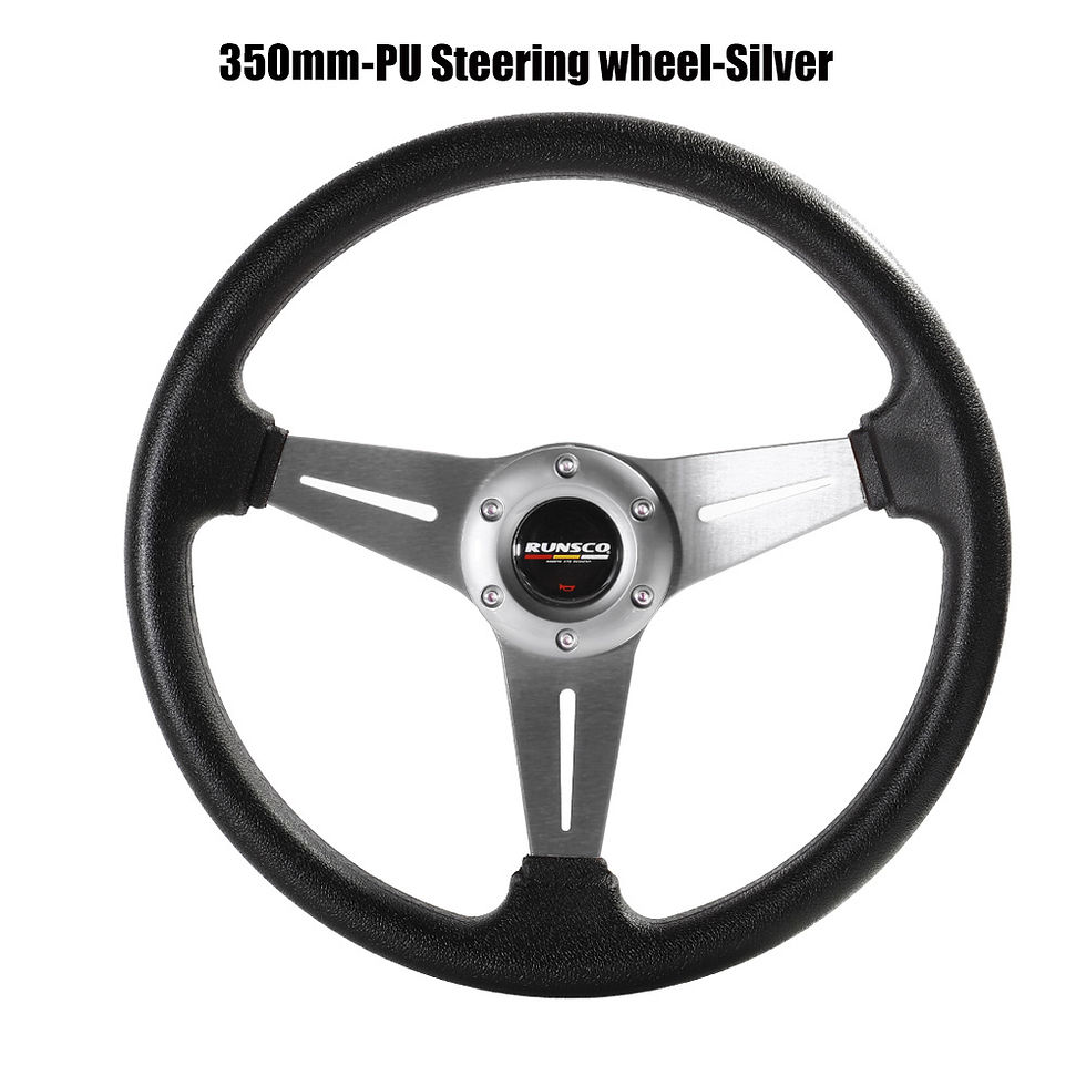 Miniatura: 350mm/14Inch Sport Steering Wheel Aluminium+PU Drift Simulation Racing Game Stee