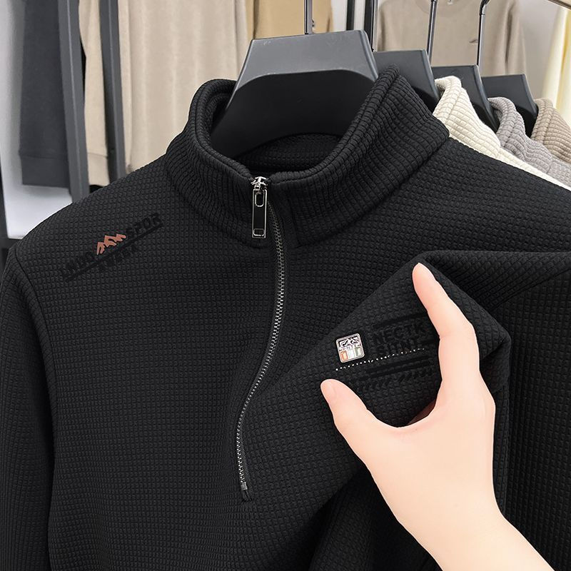 Miniatura: Men's Casual Fce Lined Hoodie Heavyweight High End  Color Winter Warm f Zipper S