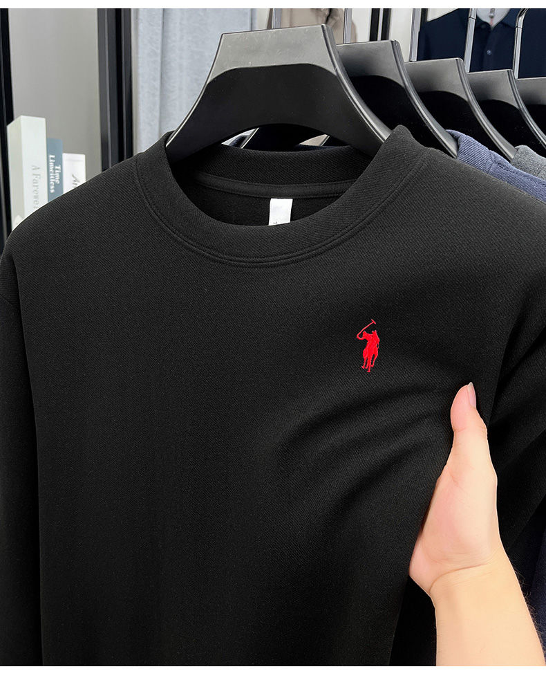 Miniatura: Luxury brand long sleeve T-shirt men's autumn Paul trendy exquisite pony embroid